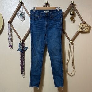 Madewell Dark Blue Cropped Jeans